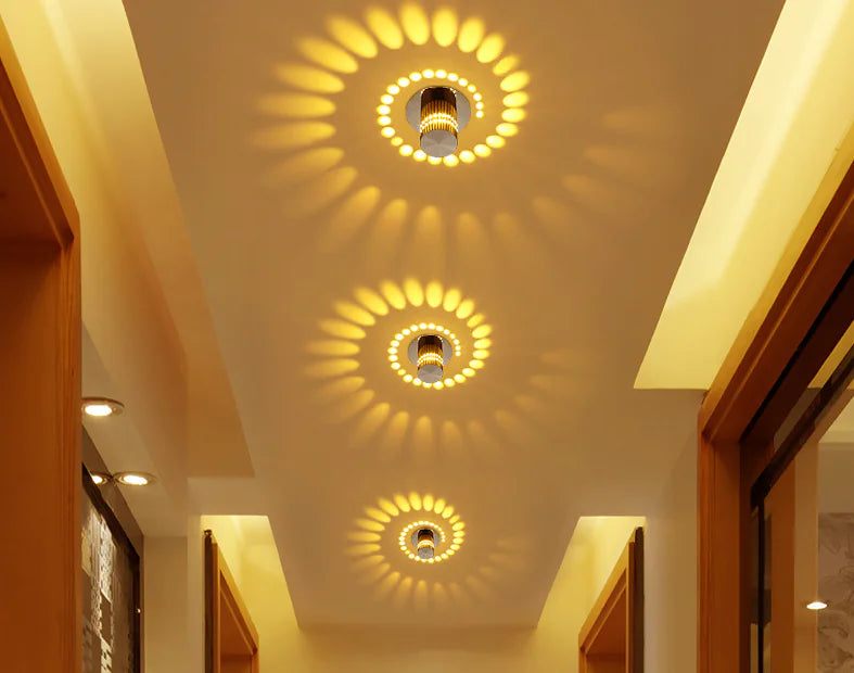 Modern LED Color-Changing Corridor Wall Light Fixture